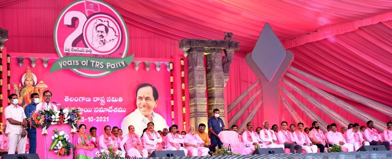 Hyderabad Hitex turns pink for TRS plenary