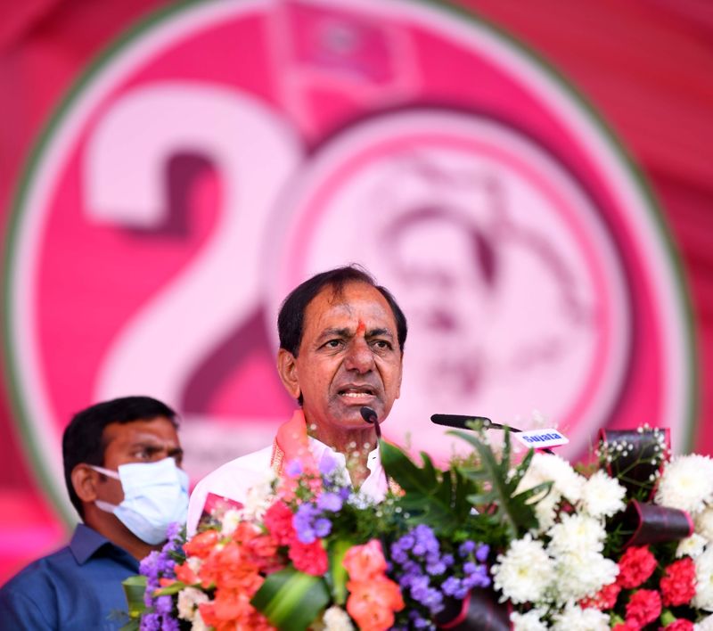 Hyderabad Hitex turns pink for TRS plenary
