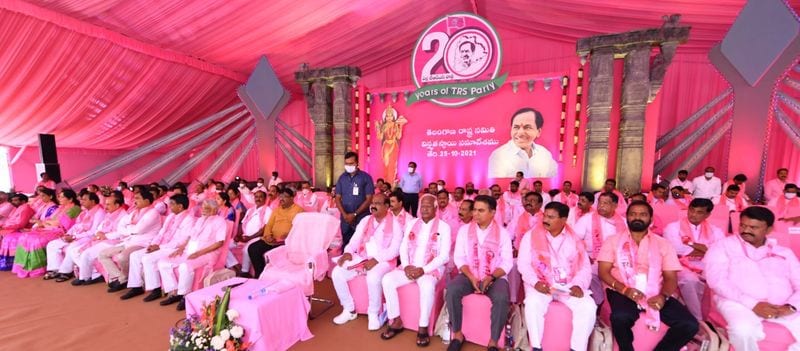 Hyderabad Hitex turns pink for TRS plenary