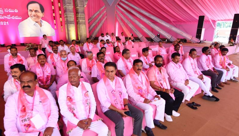 Hyderabad Hitex turns pink for TRS plenary