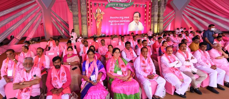 Hyderabad Hitex turns pink for TRS plenary