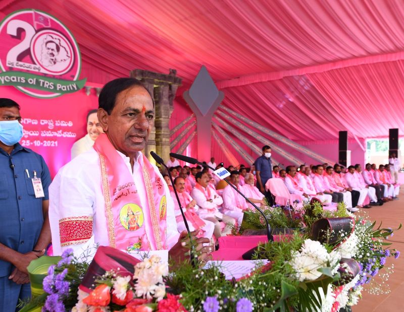 Hyderabad Hitex turns pink for TRS plenary