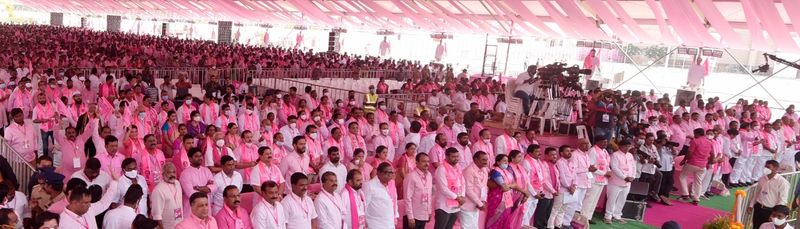 Hyderabad Hitex turns pink for TRS plenary
