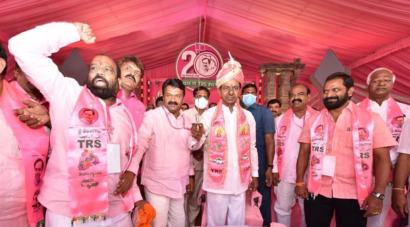 Hyderabad Hitex turns pink for TRS plenary