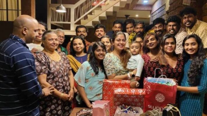 Artist Anusree share her birthday celebration photos Artist Anusree share her birthday celebration photos