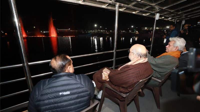 Jammu and Kashmir Visit, Amit Shah shared some beautiful pictures of the famous Dal Lake of Srinagar on Twitter
