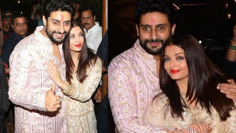 aishwarya rai bachchan gets surprise from husband abhishek bachchan on the occasion of karwa chauth