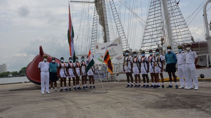 Indian Navy 1st Training Squadron visit Sri Lanka, see some pictures showing the strength of soldiers