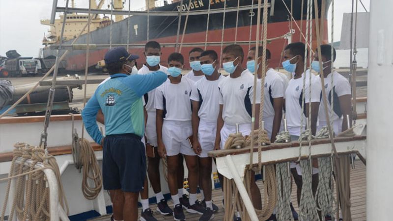Indian Navy 1st Training Squadron visit Sri Lanka, see some pictures showing the strength of soldiers