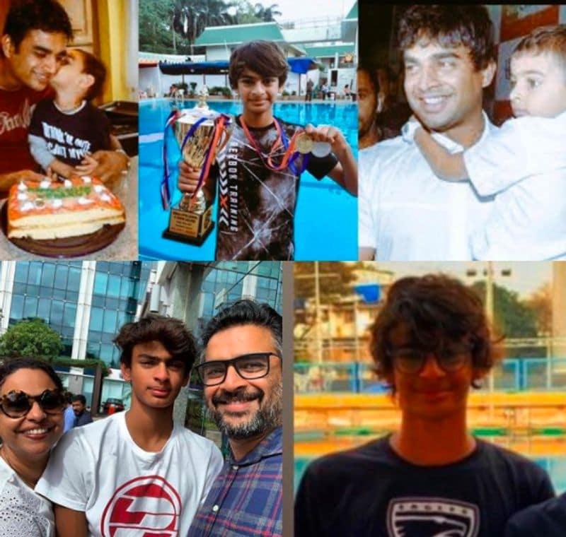 R Madhavans 16 year old son Vedaant wins 7 medals at swimming championship dpl