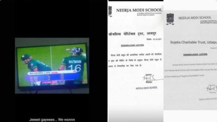 Teacher gets expelled after expresses joy over Pakistan win against India Teacher gets expelled after expresses joy over Pakistan win against India