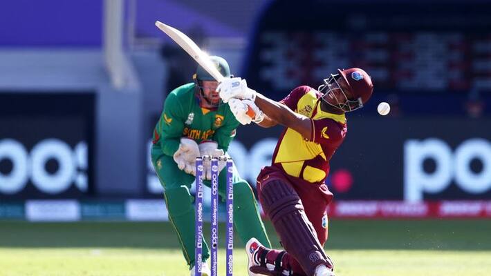 T20 World Cup 2021: West Indies set 144 runs target for South Africa T20 World Cup 2021: West Indies set 144 runs target for South Africa