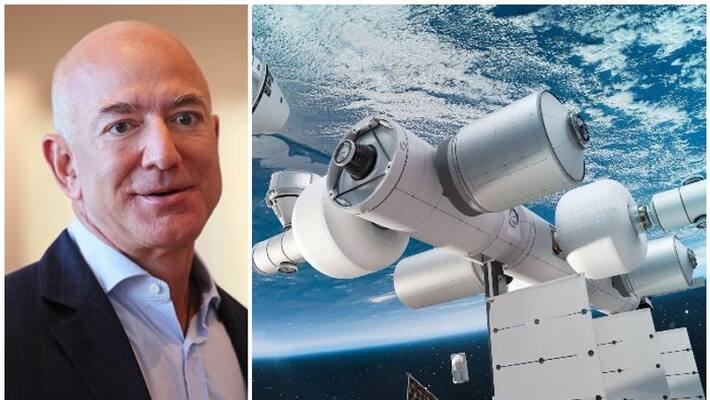 Jeff Bezos unveils plans for space business park Jeff Bezos unveils plans for space business park