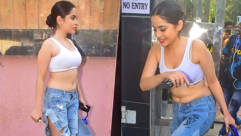 Bigg Boss contestant Urfi Javed again gets troll for her transparent top