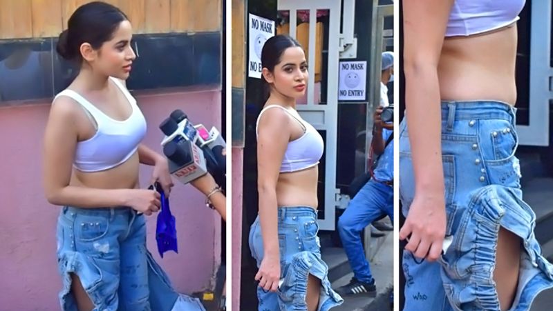 Bigg Boss contestant Urfi Javed again gets troll for her transparent top