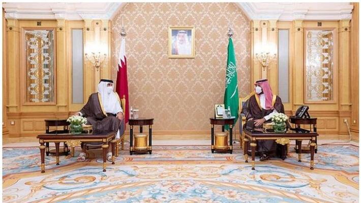 Saudi crown prince met Emir of Qatar Saudi crown prince met Emir of Qatar