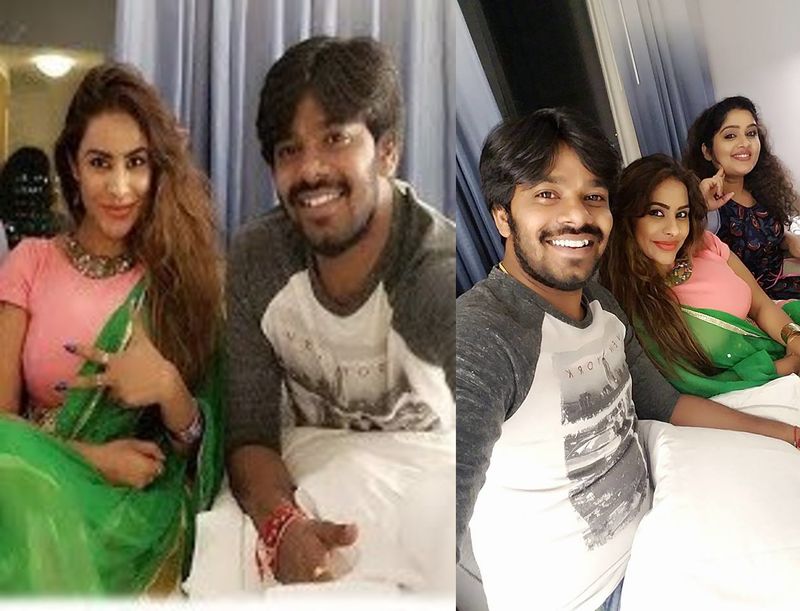sudigali sudheer with srieddy and bigg boss fame priya photo shakes internet