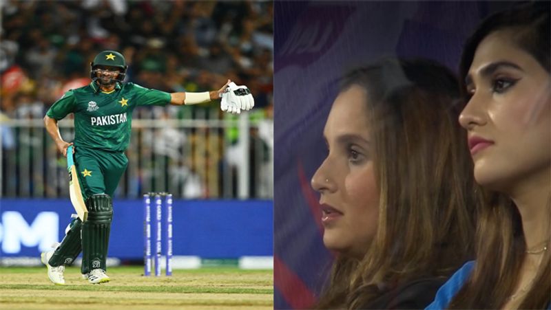T20 World Cup 2021: Sania Mirza came to Cheer Shoaib Malik in Pakistan vs New Zealand Match