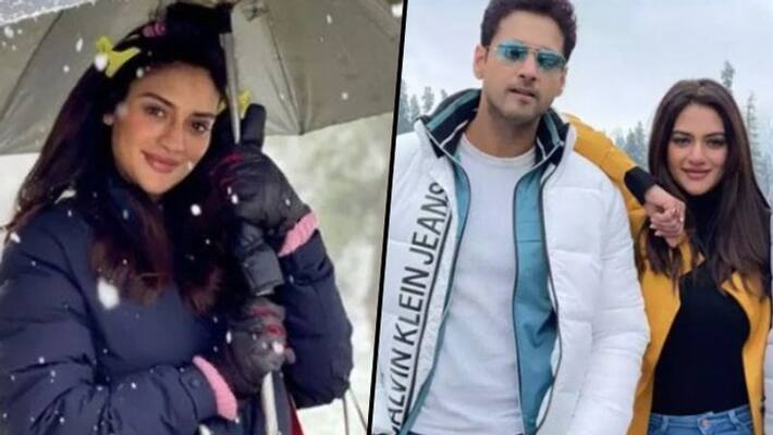 mp Actress nusrat jahan shares a romantic video with yash dasgupta in kashmir BRD mp Actress nusrat jahan shares a romantic video with yash dasgupta in kashmir BRD