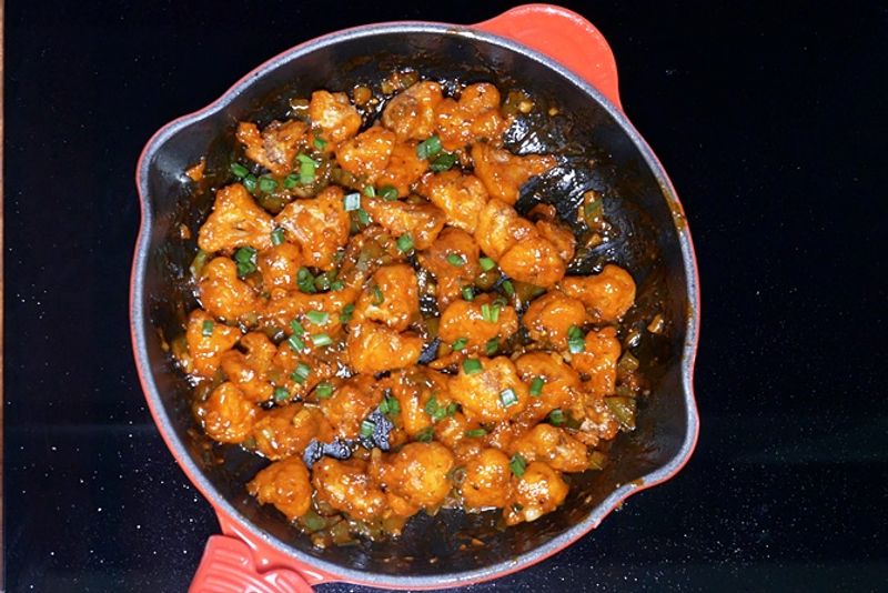 Tasty Cauliflower manchuria full reciepe details in telugu
