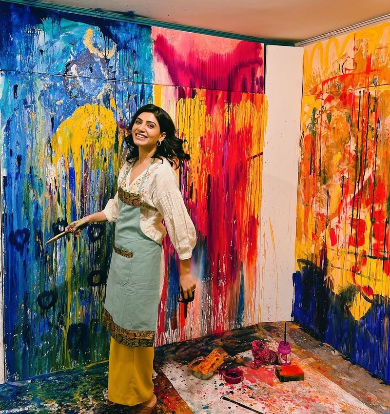 samantha blows everyones mind by going dubai tour with preetham jukalker
