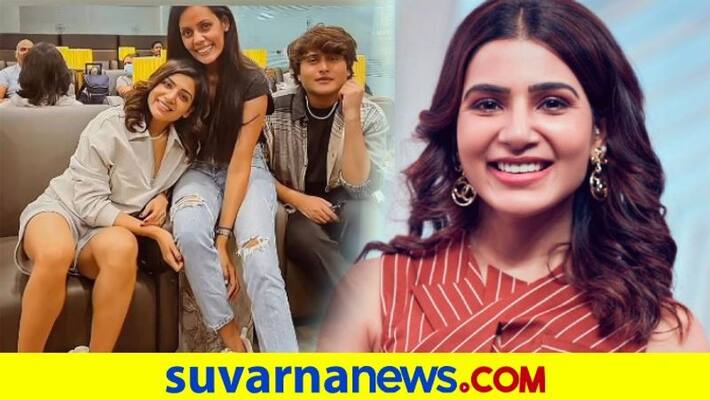 Samantha goes on a foreign tour with Preetham Jukalker and Sadhana Singh dpl Samantha goes on a foreign tour with Preetham Jukalker and Sadhana Singh dpl