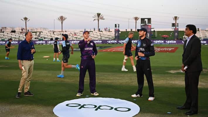 Namibia won the toss against Scotland and decided to field first in icc t20 world cup 2021 spb Namibia won the toss against Scotland and decided to field first in icc t20 world cup 2021 spb