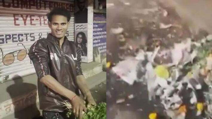 madhya pradesh, a vendor washing vegetables in sewer water in bhopal, video viral madhya pradesh, a vendor washing vegetables in sewer water in bhopal, video viral