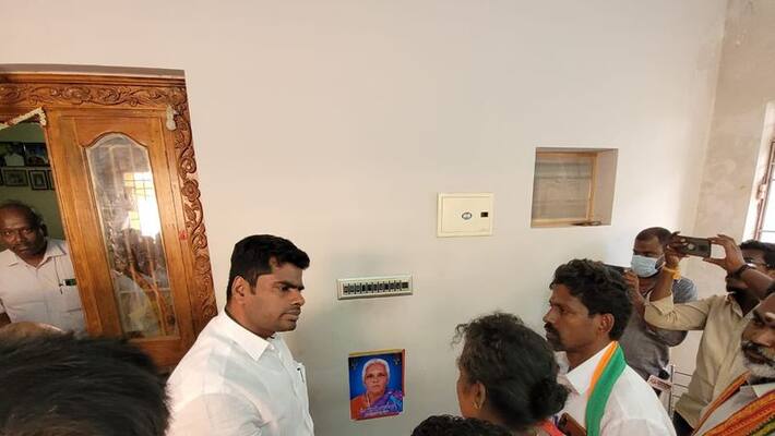 BJP annamalai visits kallakuruchi BJP annamalai visits kallakuruchi