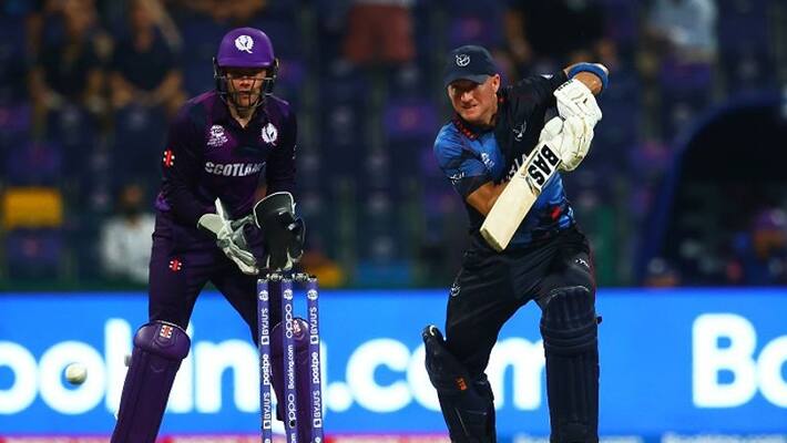 T20 World Cup 2021 Namibia beat Scotland by 5 wickets in Abu Dhabi ckm T20 World Cup 2021 Namibia beat Scotland by 5 wickets in Abu Dhabi ckm