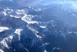 Amit Shah captured some pictures of Kashmir Valley from aeroplane, shared on social media