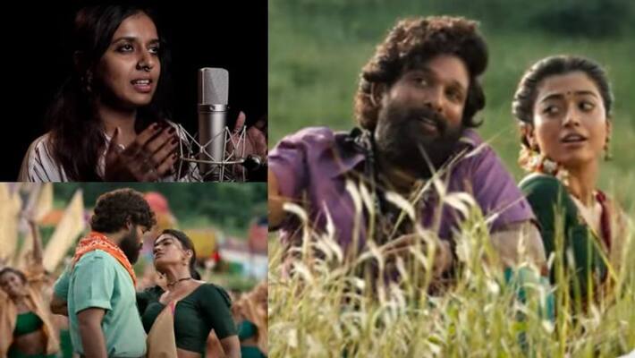 actor allu arjun pushpa movie first song out now actor allu arjun pushpa movie first song out now