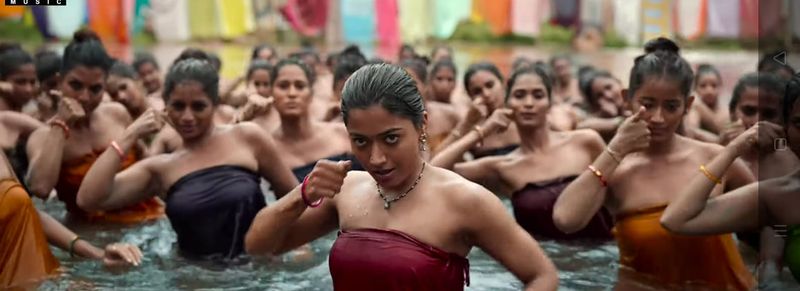 rashmika looks ever before avatar in pushpa saami saami hotness overloaded