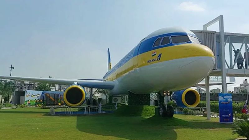 Aircraft theme restaurant built in Vadodara Gujarat This is fourth in India and 9th in world aircraft restaurant