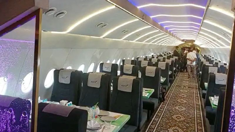 Aircraft theme restaurant built in Vadodara Gujarat This is fourth in India and 9th in world aircraft restaurant