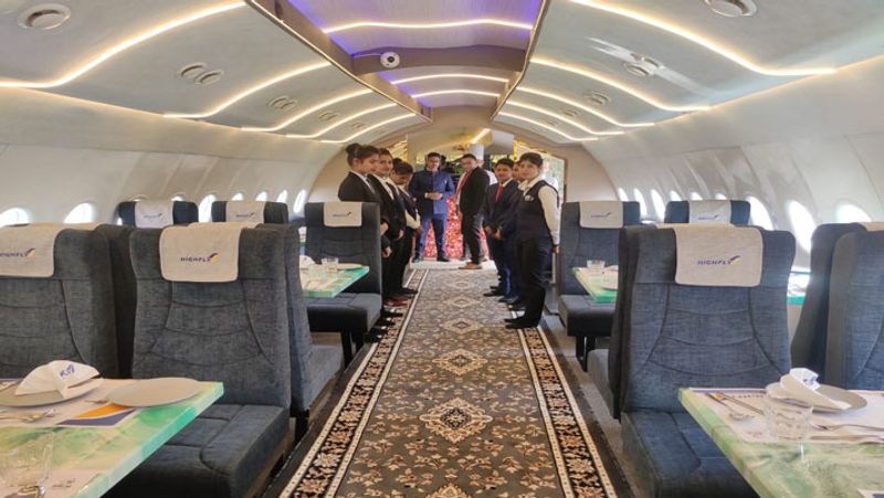 Aircraft theme restaurant built in Vadodara Gujarat This is fourth in India and 9th in world aircraft restaurant