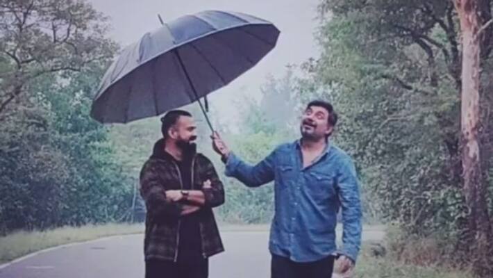 Kunchacko boban share his funny video with actor Arvind Swamy Kunchacko boban share his funny video with actor Arvind Swamy