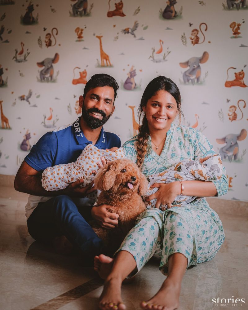 T20 World Cup 2021 - Dinesh Karthik and Dipika Pallikal become parents to twin boys ALB