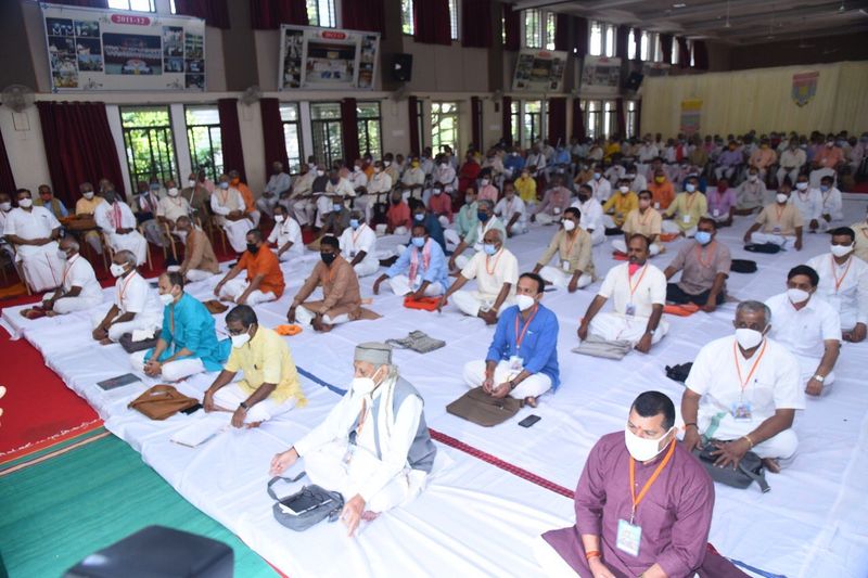 RSS Baithak inaugurated by Mohan Bhagwat in Dharwad grg