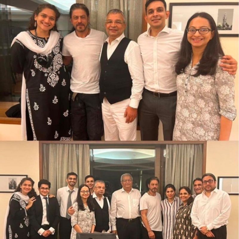 Shah Rukh Khan poses with team of lawyers after Aryans bail in drugs case dpl