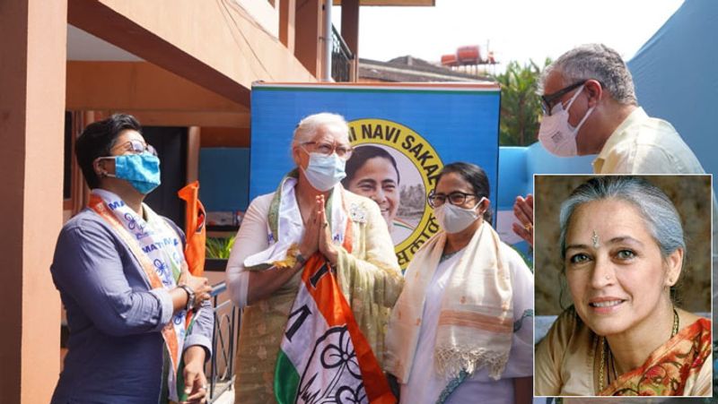 Mamata Banerjee Politics , Nafisa Ali and Mrinalini Deshprabhu joined Goa TMC
