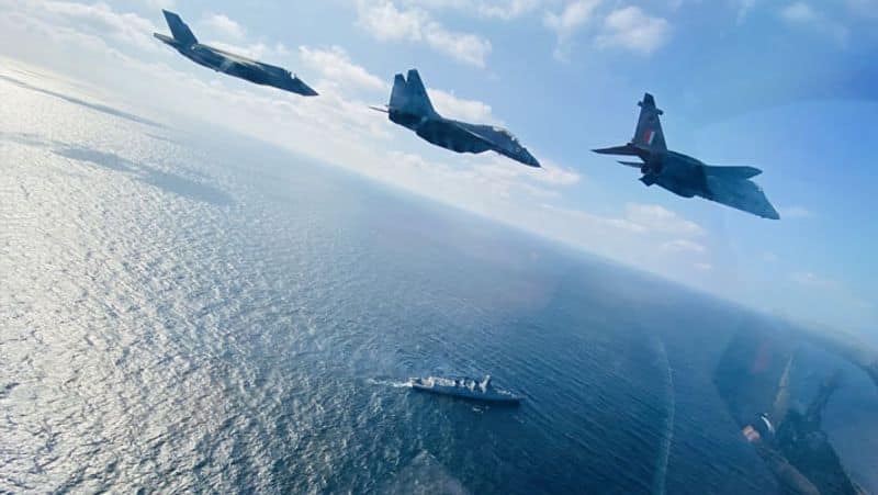first bilateral tri services maneuver in the Arabian Sea between the armed forces of India and the UK
