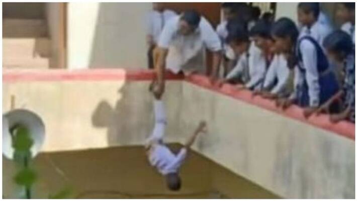 Principal Arrested for Hanging Student Upside Down From Building in Mirzapur Principal Arrested for Hanging Student Upside Down From Building in Mirzapur