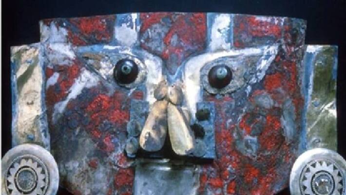 1000 years old burial gold mask found with human blood 1000 years old burial gold mask found with human blood