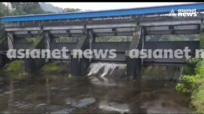 Kakki Anathodu dam shutters opened Kakki Anathodu dam shutters opened