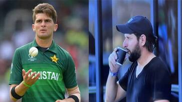 Shaheen Afridi Equals Father In Law Shahid Afridi Unique Feat In ODI Cricket World Cup 2023 kvn Shaheen Afridi Equals Father In Law Shahid Afridi Unique Feat In ODI Cricket World Cup 2023 kvn
