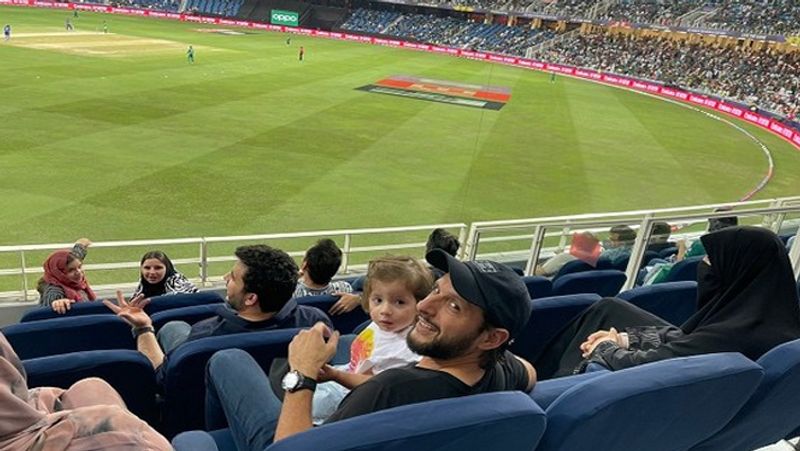 T20 World Cup 2021: Pakistan vs Afghanistan, Shahid Afridi enjoys victory of his team, see pictures