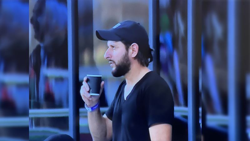 T20 World Cup 2021: Pakistan vs Afghanistan, Shahid Afridi enjoys victory of his team, see pictures