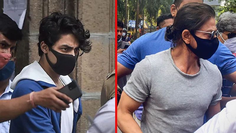 shahrukh khan s son Aryan Khan walks out of arthur road jail returns to mannat after 26 days BRD