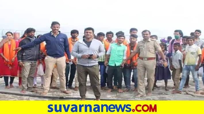Puneeth Rajkumar disappointed for Not Anjaneya Swamy Darshan in Anjanadri Hill grg Puneeth Rajkumar disappointed for Not Anjaneya Swamy Darshan in Anjanadri Hill grg